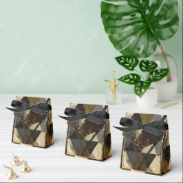 Een modern abstract ontwerp bedankdoosjes