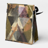 Een modern abstract ontwerp bedankdoosjes (Achterkant)