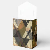 Een modern abstract ontwerp bedankdoosjes (Geopend)