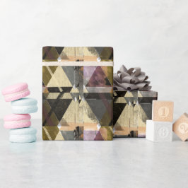 Een modern abstract ontwerp cadeaupapier