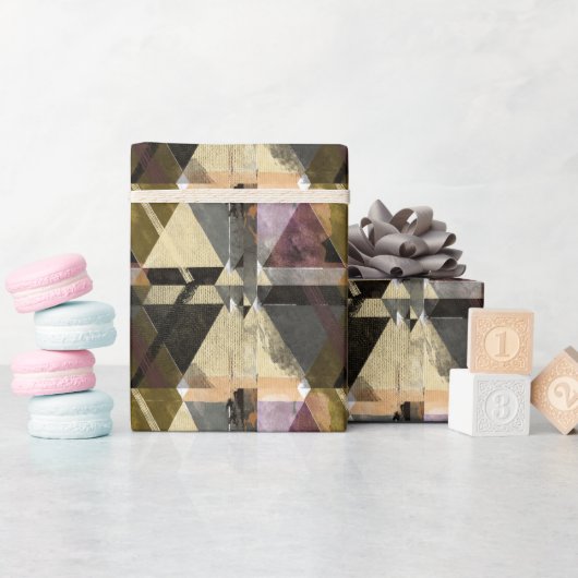 Een modern abstract ontwerp cadeaupapier (Baby Shower)