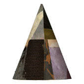 Een modern abstract ontwerp feesthoedjes (Achterkant)