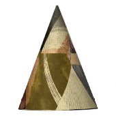 Een modern abstract ontwerp feesthoedjes (Voorkant)