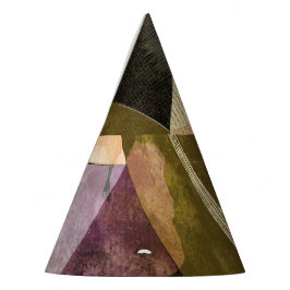 Een modern abstract ontwerp feesthoedjes