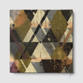 Een modern abstract ontwerp gastenboek (Achterkant)