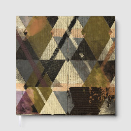 Een modern abstract ontwerp gastenboek