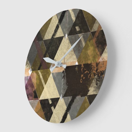 Een modern abstract ontwerp grote klok (Hoek)