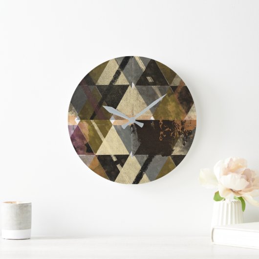 Een modern abstract ontwerp grote klok (Huis)