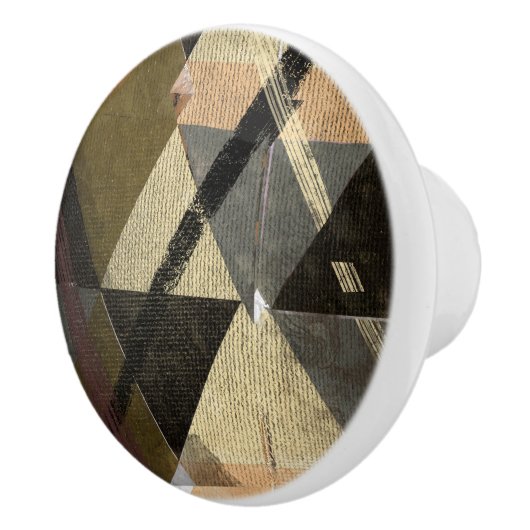 Een modern abstract ontwerp keramische knop (Rechts)