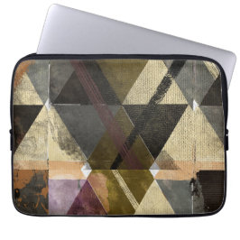 Een modern abstract ontwerp laptop sleeve