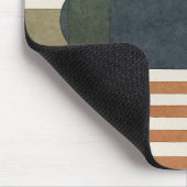 Een modern abstract ontwerp met overlappende geo muismat (Hoek)