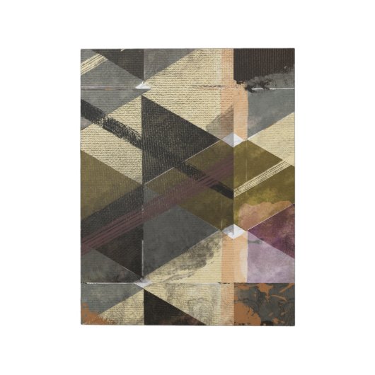 Een modern abstract ontwerp notitieblok (Linkerzijde)