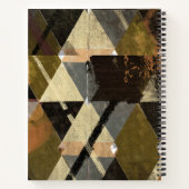 Een modern abstract ontwerp notitieboek (Achterkant)