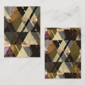Een modern abstract ontwerp notitiekaartje (Voorkant / Achterkant)