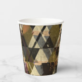 Een modern abstract ontwerp papieren bekers (Voorkant)