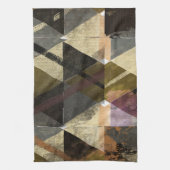 Een modern abstract ontwerp theedoek (Verticaal)