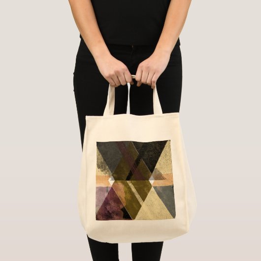 Een modern abstract ontwerp tote bag (Voorkant (product))