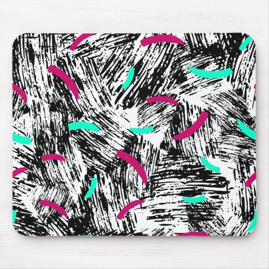 Een modern Abstract patroon. canvas afdruk Muismat (Voorkant)