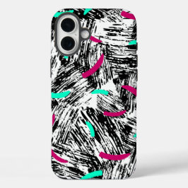 Een modern Abstract patroon. iPhone 16 Plus Hoesje