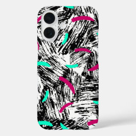 Een modern Abstract patroon. iPhone 16 Hoesje