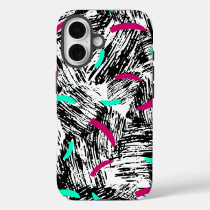 Een modern Abstract patroon. iPhone 16 Hoesje