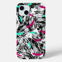 Een modern Abstract patroon. iPhone 15 Mini Hoesje