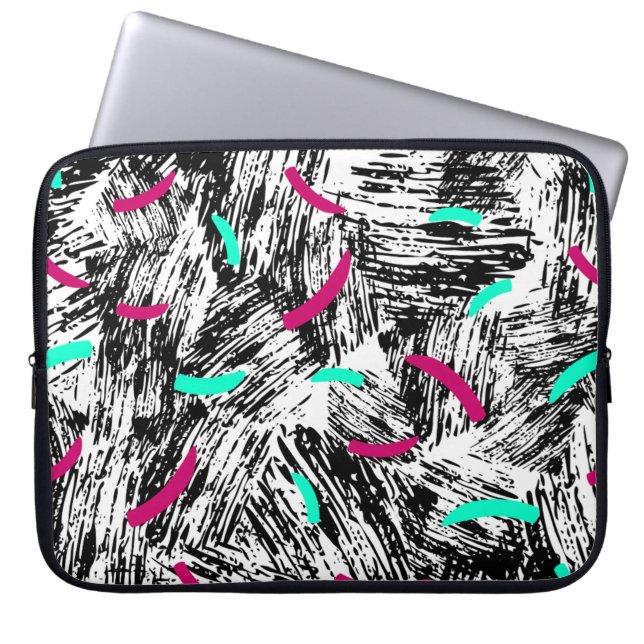 Een modern Abstract patroon. Laptop Sleeve (Voorkant)