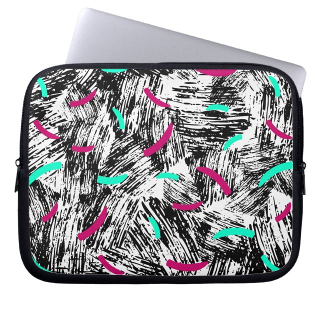 Een modern Abstract patroon. Laptop Sleeve (Voorkant)