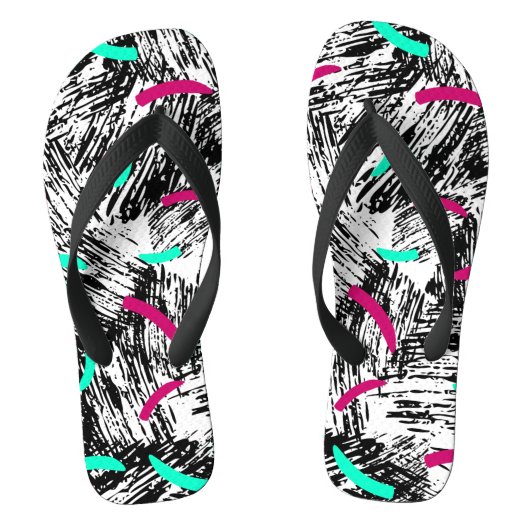 Een modern Abstract patroon. Teenslippers (Voetbed)