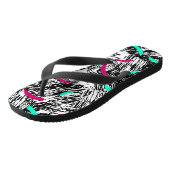 Een modern Abstract patroon. Teenslippers (Schuin)