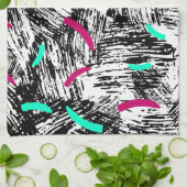 Een modern Abstract patroon. Theedoek (Gevouwen)