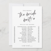 Een modern Casual Vrijgezellenfeest-spel zou ze ee Kaart (Voorkant)