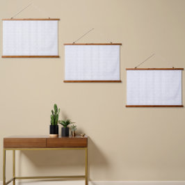 Een modern design met een strakke combinatie van w hangend wandkleed