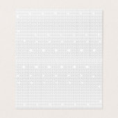 Een modern design met een strakke combinatie van w kaart (Buitenkant ongevouwen)