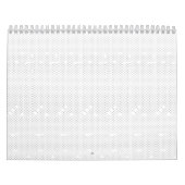 Een modern design met een strakke combinatie van w kalender (Hoes)