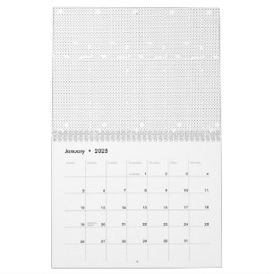 Een modern design met een strakke combinatie van w kalender