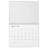 Een modern design met een strakke combinatie van w kalender (Feb 2027)