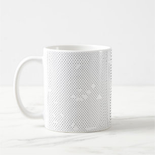 Een modern design met een strakke combinatie van w koffiemok