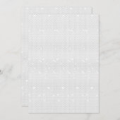 Een modern design met een strakke combinatie van w save the date (Voorkant / Achterkant)