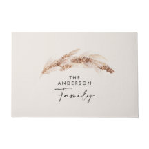 Een modern, natuurlijk pampasgrasgeschenk