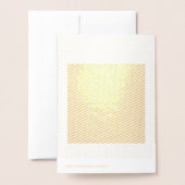 Een modern ontwerp met een strakke combinatie van  folie kaarten (Met envelop)