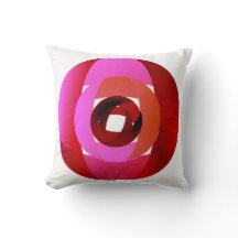 Een modern Roos Sierkussen