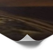 Een modern surrealistisch abstract schaakbord poster (Hoek)