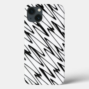 Een moderne Abstracte energetische lijnkunst Case-Mate iPhone Case