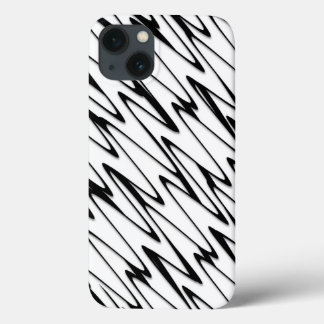 Een moderne Abstracte energetische lijnkunst Case-Mate iPhone Case