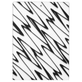 Een moderne Abstracte energetische lijnkunst Klembord (Achterkant)