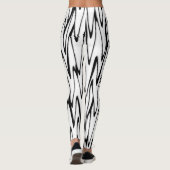 Een moderne Abstracte energetische lijnkunst Leggings (Achterkant)