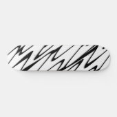 Een moderne Abstracte energetische lijnkunst Persoonlijk Skateboard (Horizontaal)