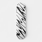 Een moderne Abstracte energetische lijnkunst Persoonlijk Skateboard (Voorkant)