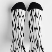 Een moderne Abstracte energetische lijnkunst Sokken (Top)